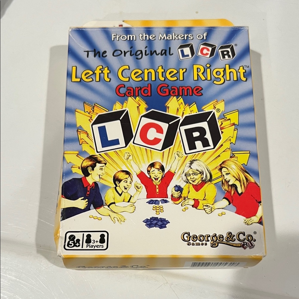 Left Center Right card game - unused